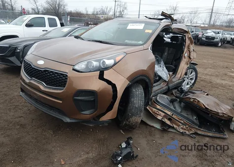 2017 Kia Sportage Lx z USA, uszkodzony, nr VIN KNDPM3AC8H7169358